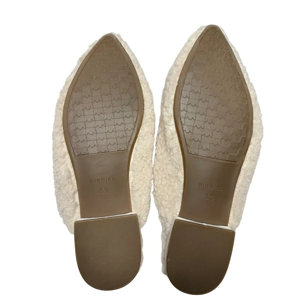 Birdie The Lark Faux Shearling Slides - Picture 5 of 6